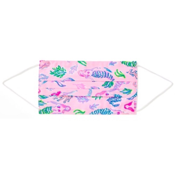 LILLY PULITZER Face Mask Girls Night Out Mermaids - Picture 1 of 4